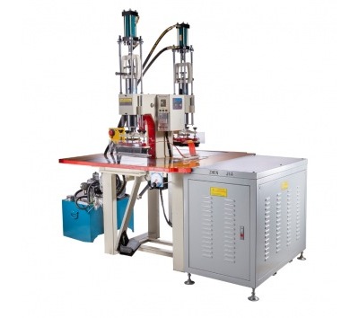 皮革壓花雙頭油壓高周波機